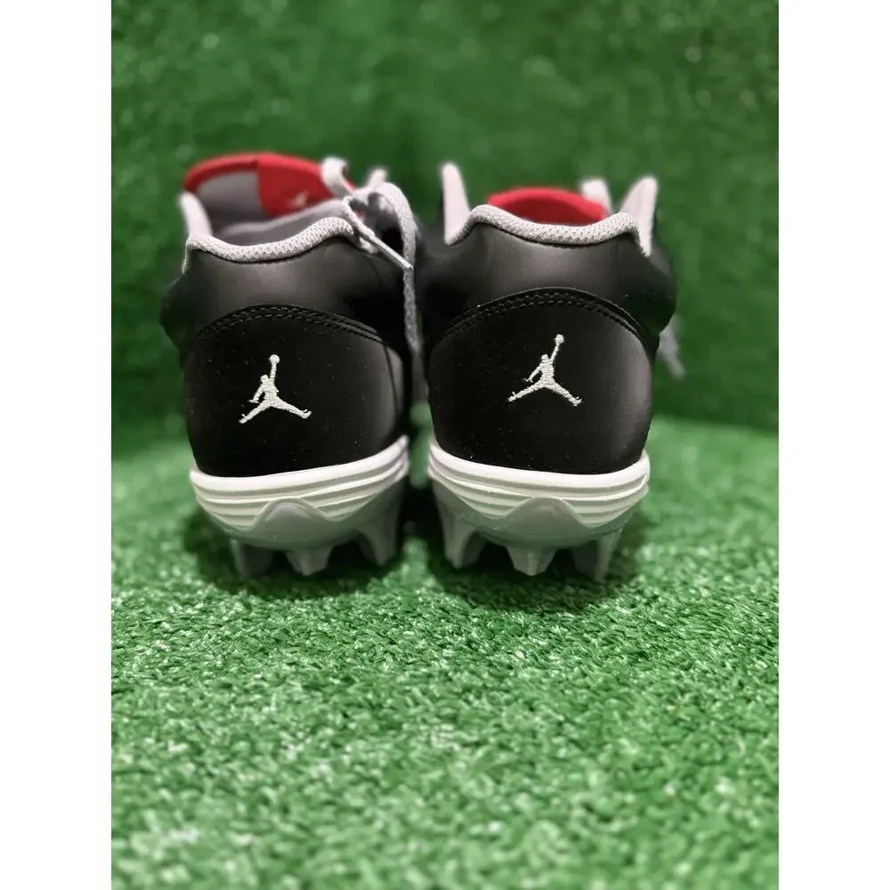 Nike Air Jordan Stadium 90 Low TD Black Cement Football HQ0210-060 Men’s Size 9